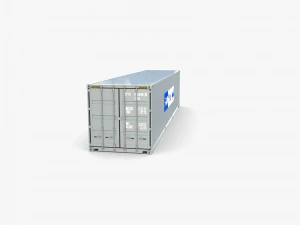40ft shipping container po nedlloyd v2 3D Model