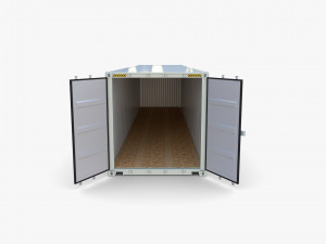 40ft shipping container po nedlloyd v2 Modelo 3D