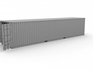 40ft shipping container po nedlloyd v2 3D Model