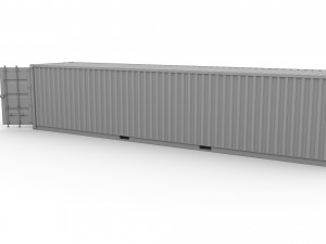 40ft shipping container po nedlloyd v2 Modelo 3D