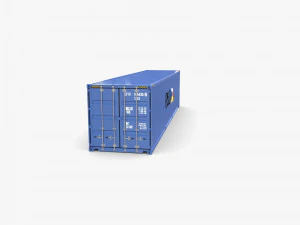 40ft shipping container po v1 3D Model
