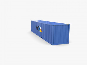 40ft shipping container po v1 Model 3D