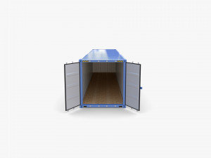 40ft shipping container po v1 Model 3D