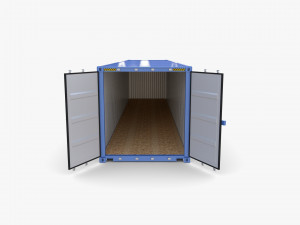 40ft shipping container po v1 Model 3D