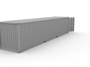 40ft shipping container po v1 3D Model