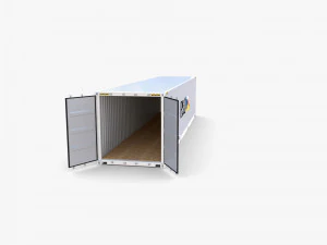 40ft shipping container po v2 3D Model