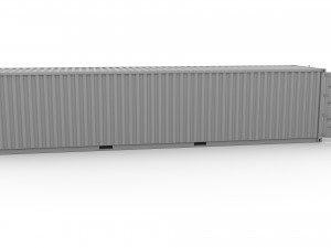 40ft shipping container po v2 3D Model