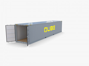 40ft shipping container qube v1 Model 3D