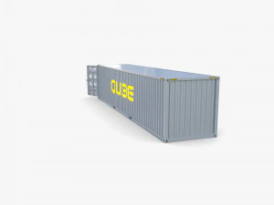 40ft shipping container qube v1 3D Model