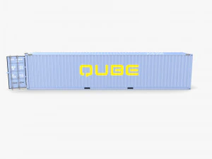40ft shipping container qube v2 3D Model