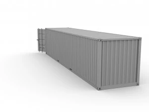 40ft shipping container qube v2 3D Model