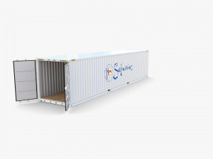 40ft shipping container safmarine v1 3D Model