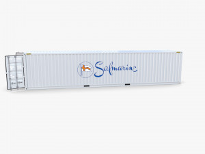 40ft shipping container safmarine v1 3D Model