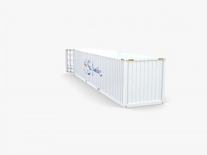 40ft shipping container safmarine v1 3D Model