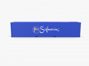 40ft shipping container safmarine v2 3Dモデル