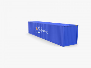 40ft shipping container safmarine v2 3Dモデル