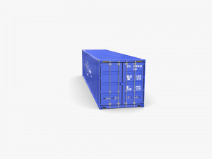 40ft shipping container safmarine v2 3Dモデル