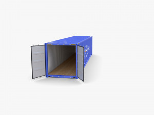40ft shipping container safmarine v2 3Dモデル