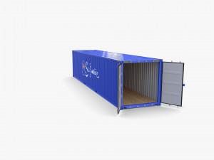 40ft shipping container safmarine v2 3Dモデル