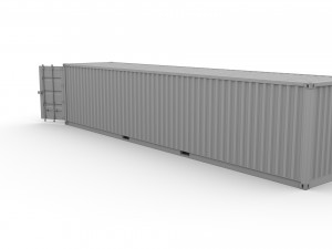 40ft shipping container safmarine v2 3Dモデル