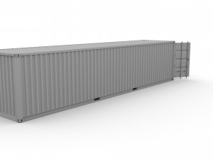 40ft shipping container safmarine v2 3Dモデル