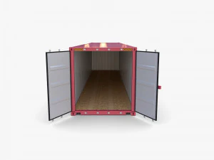40ft shipping container tex v1 3D Model