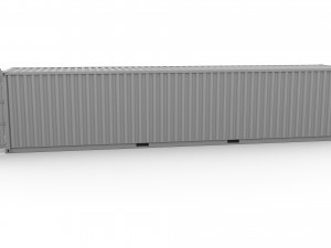 40ft shipping container tex v1 Modèle 3D