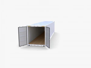 40ft shipping container tex v2 3D Model