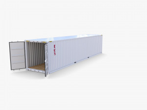 40ft shipping container tex v2 3D Model
