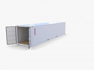 40ft shipping container tex v2 3D Model
