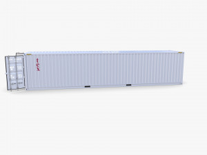40ft shipping container tex v2 3D Model