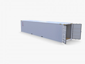 40ft shipping container tex v2 3D Model