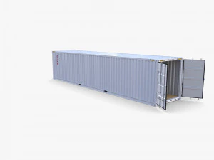 40ft shipping container tex v2 3D Model