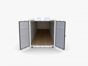 40ft shipping container tex v2 3D Model