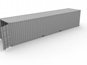 40ft shipping container tex v2 3D Model