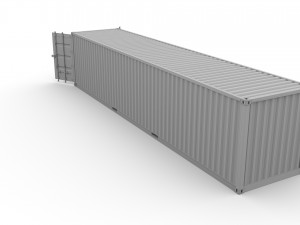 40ft shipping container tex v2 3D Model