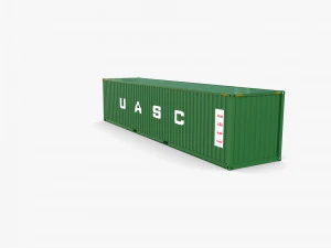 40ft shipping container uasc v1 3D Model