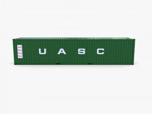40ft shipping container uasc v1 3D Model