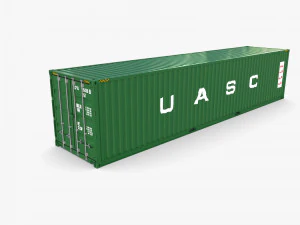 40ft shipping container uasc v1 3D Model