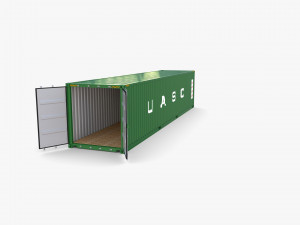 40ft shipping container uasc v1 3D मॉडल