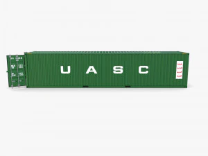 40ft shipping container uasc v1 3D Model