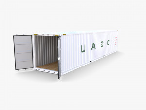 40ft shipping container uasc v2 3D Model