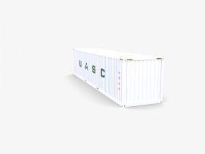 40ft shipping container uasc v2 3D Model