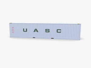 40ft shipping container uasc v2 3D Model