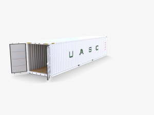 40ft shipping container uasc v2 3D Model