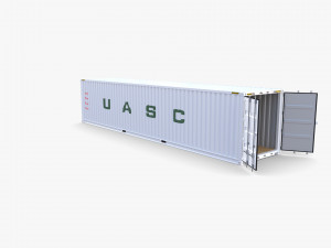 40ft shipping container uasc v2 3D Model
