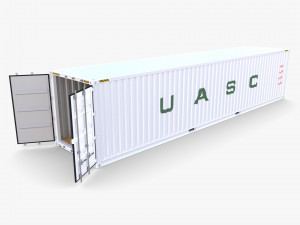 40ft shipping container uasc v2 3D Model