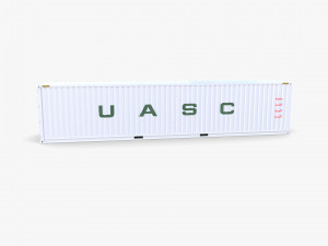 40ft shipping container uasc v2 3D Model