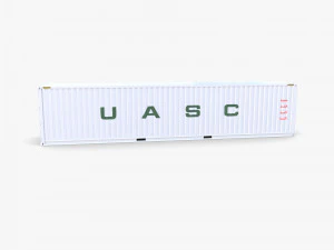 40ft shipping container uasc v2 3D Model
