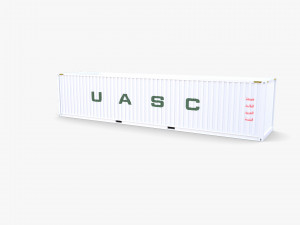 40ft shipping container uasc v2 3D Model